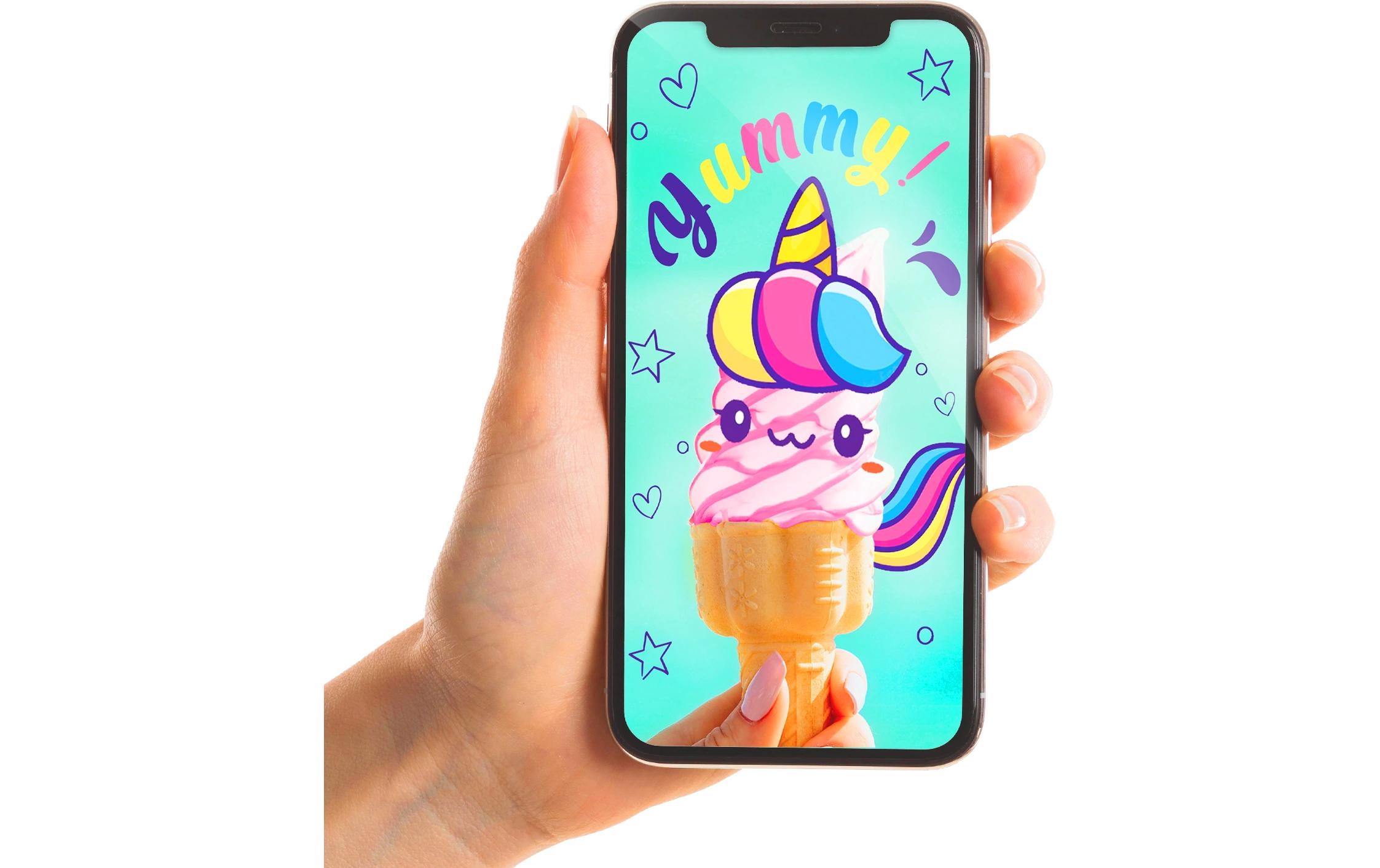 Starter-Set Instant Pocket Printer BlauTaschen-Drucker Set für Smartphone mit Markern, Stickern und Thermopapier-Rollen für Instant-Druck