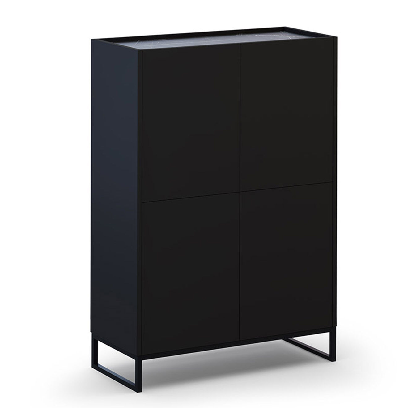 Windsor & Co Bibliothèque Helene noire - 90x40x130 cm