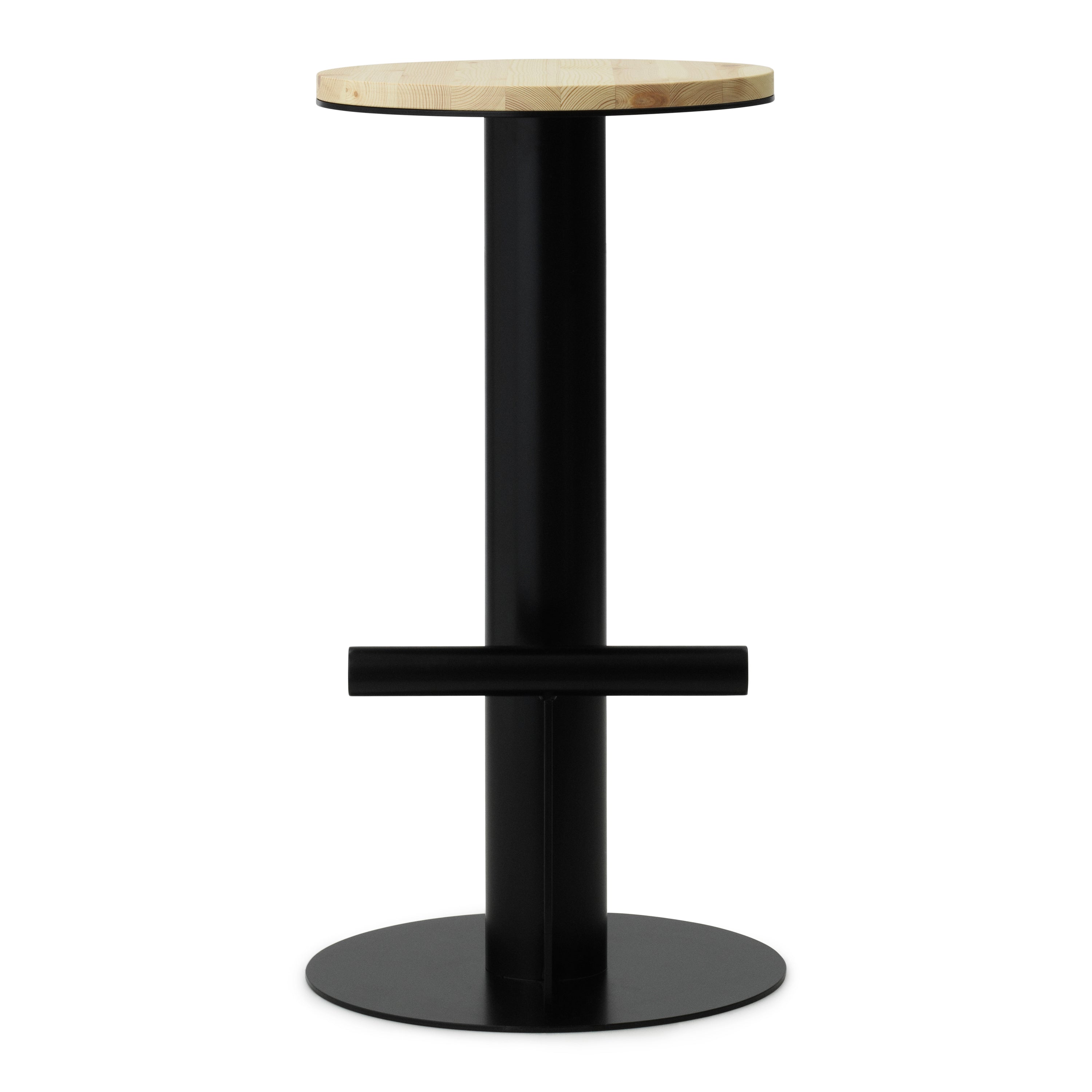 Normann Copenhagen Pole Barkruk 75 cm - Pine/Black