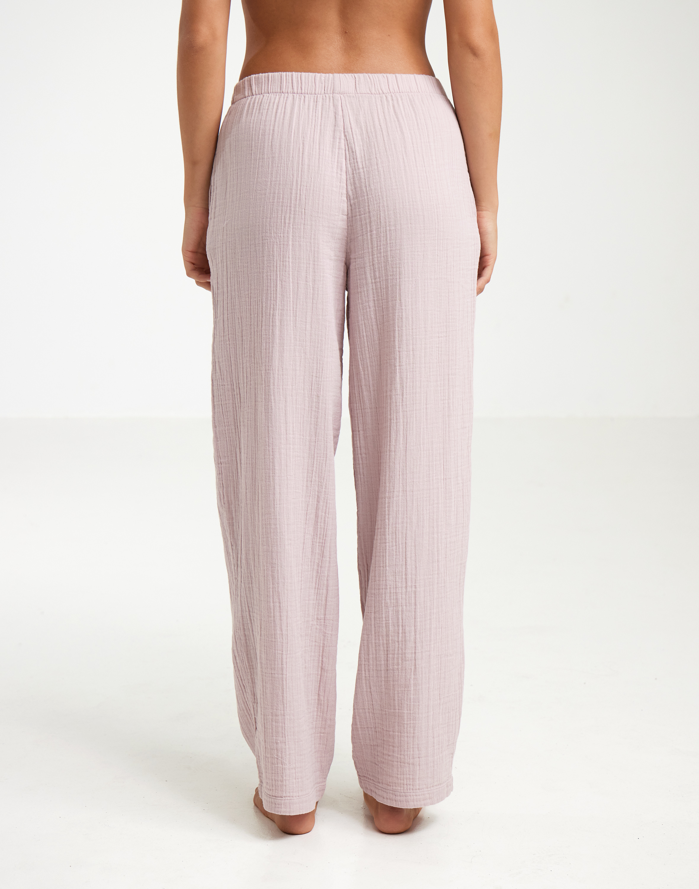 Broek van mousseline-katoen voor dames