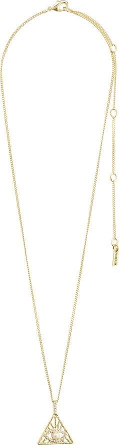 Pilgrim FOCUS recycled necklace gold-plated Guld