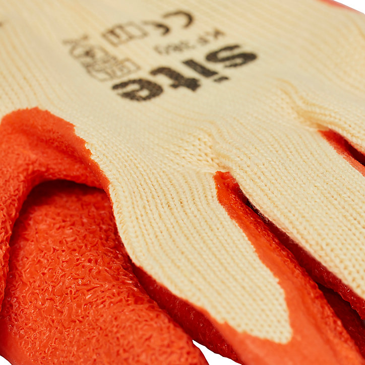 Gants à revêtement latex Site - Taille 9 (L)