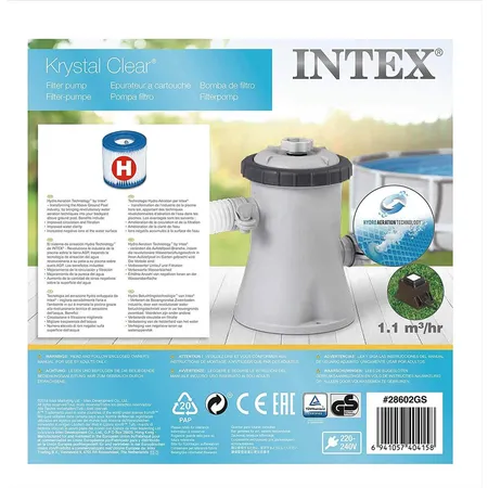 Intex Kartuschenfilteranlage ECO602G, Filterkartusche 330 L/H - 12V