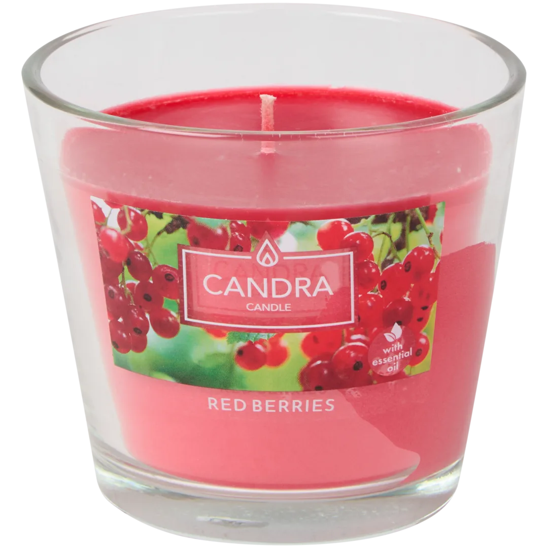 Bougie parfumée dans un verre Candra