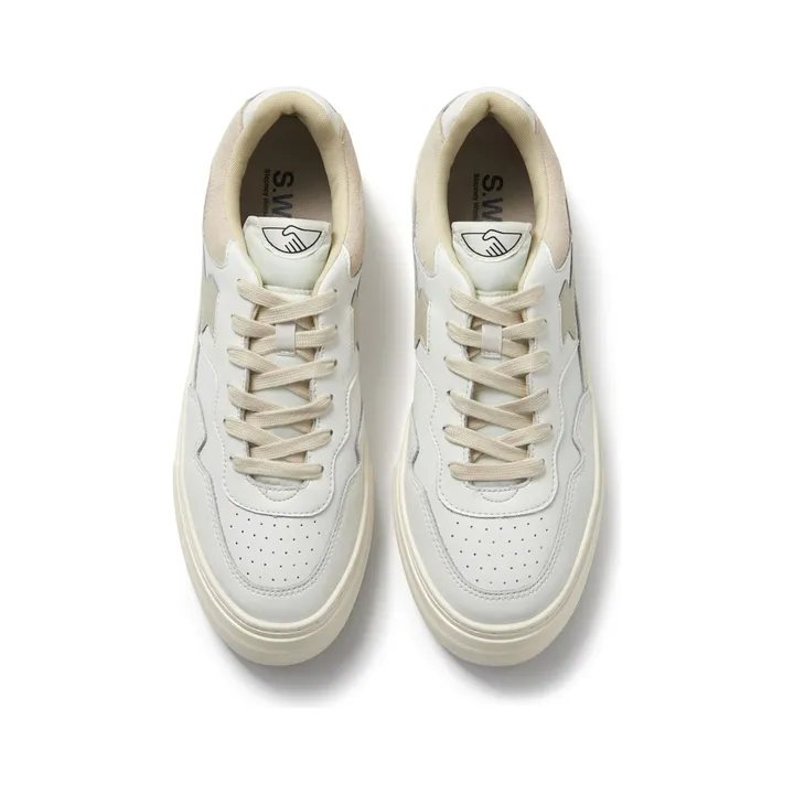 Stepney Workers Club Baskets Pearl S-Strike Leather | Blanc