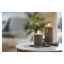 Kubbelys med flakkende flamme LED 15 cm
