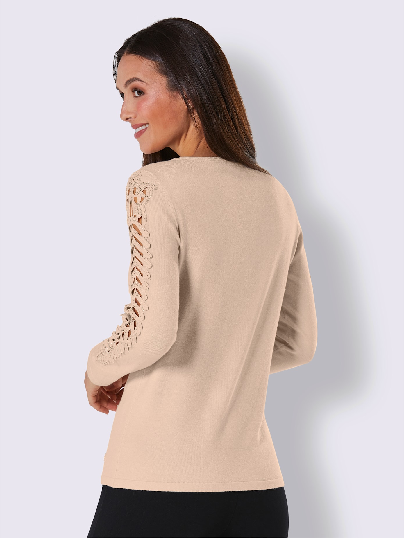 Pull en modal et polyamide mélange de modal doux