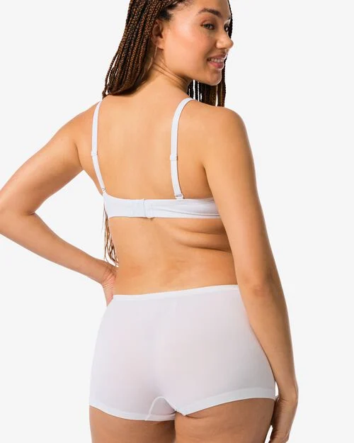 boxer femme blanc