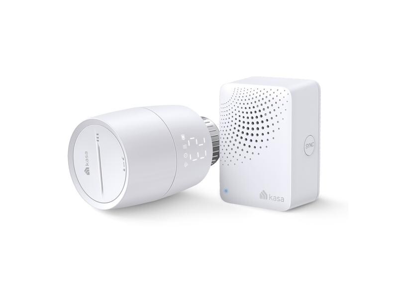 TP-Link Heizkörperthermostat KE100 KIT mit Sender Kasa Smart Thermostatisches Heizkörperventil Starter Kit