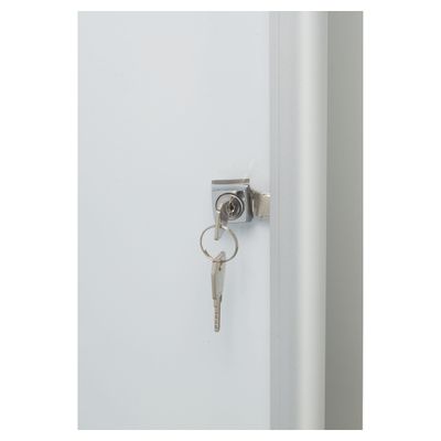 Nobo - Vitrine intérieure 4 A4 (510 x 680 mm) - cadre aluminium fond métal