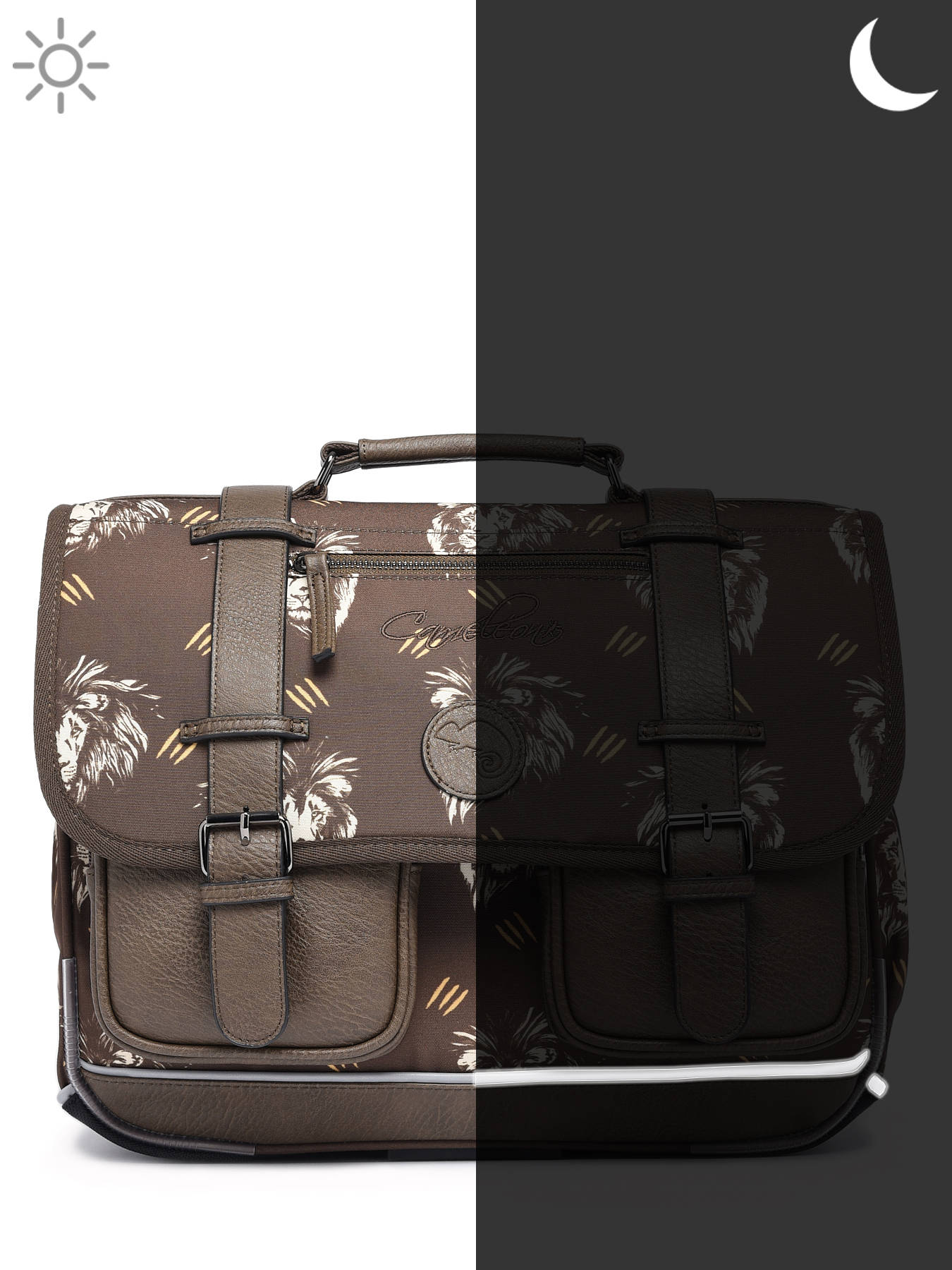 Cartable 2 compartiments CAMELEON