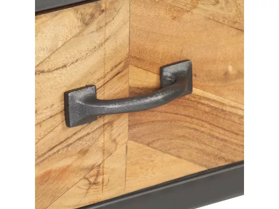 Table console 110x35x75 cm Bois d'acacia massif