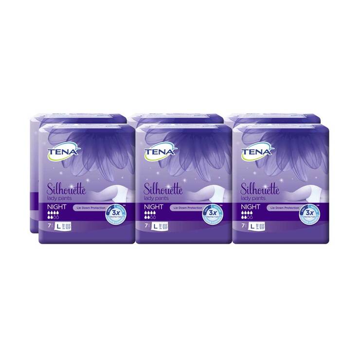 Tena Lady Pants Night L, 6X7 St