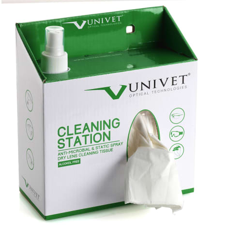 Accessoire de lunettes Univet station de nettoyage