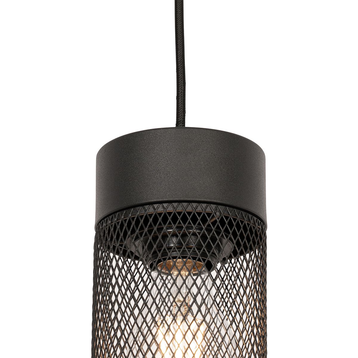 Industriële hanglamp zwart - Jim