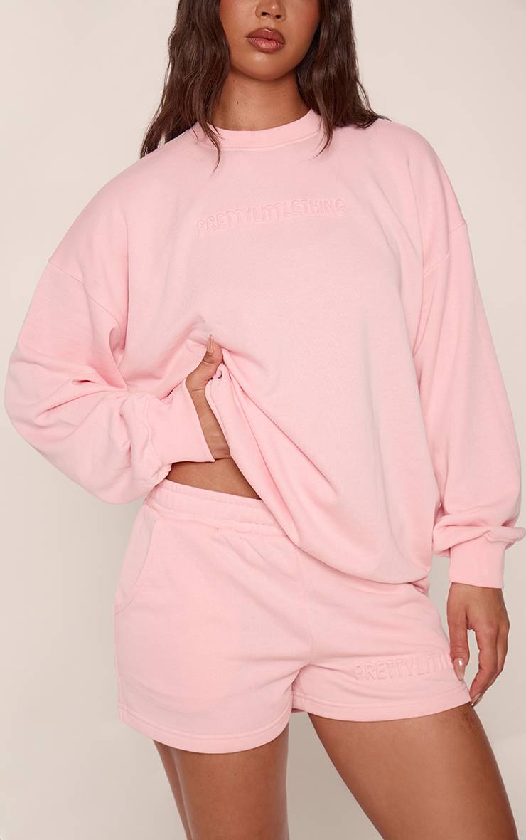 Rose Bébé Short De Jogging Gaufré Prettylittlething