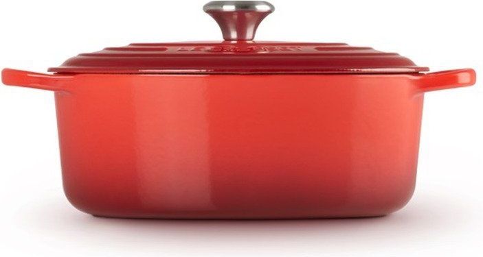Le Creuset - Ovale Braadpan - Kersenrood - Geëmailleerd Gietijzer - 33cm 7,5l