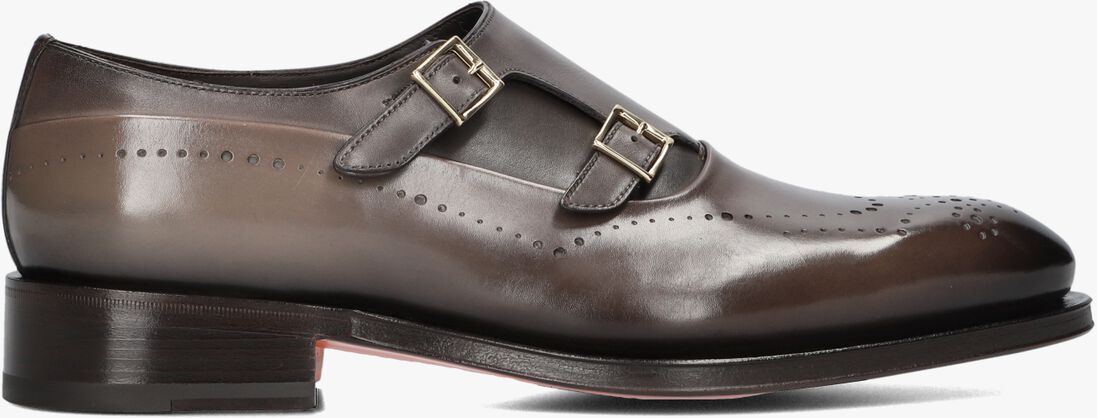 bruine santoni nette schoenen 19150