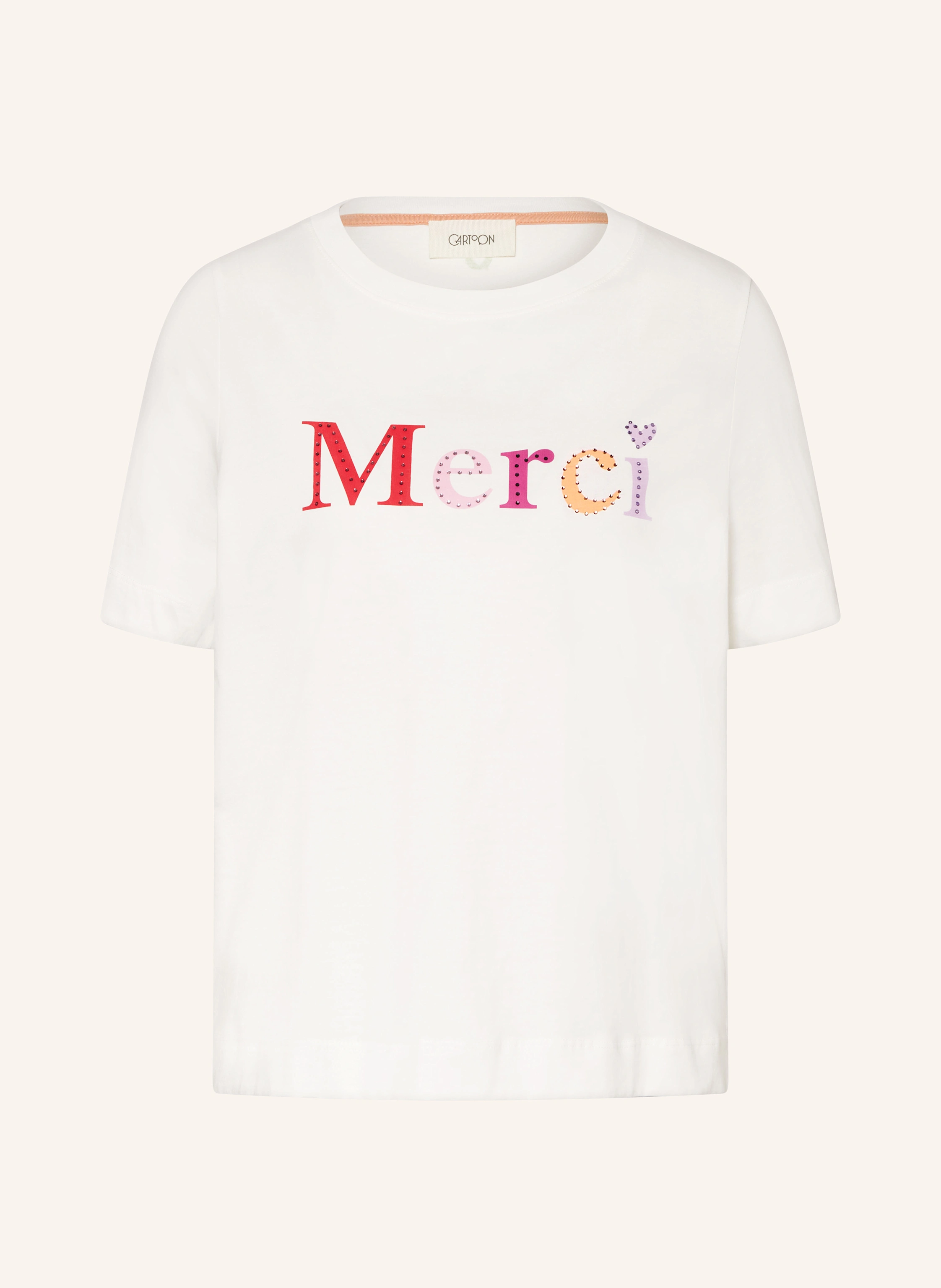 CARTOON T-Shirt mit Schmucksteinen