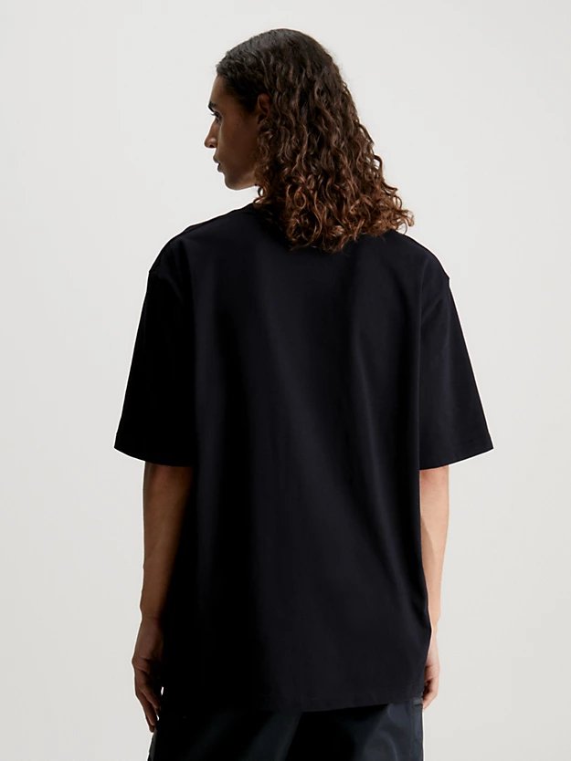 Camiseta de algodão oversized