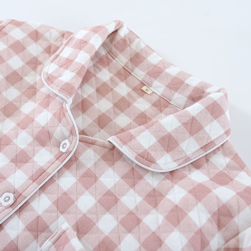 Dogini - Bijpassende geruite pyjamaset voor koppels