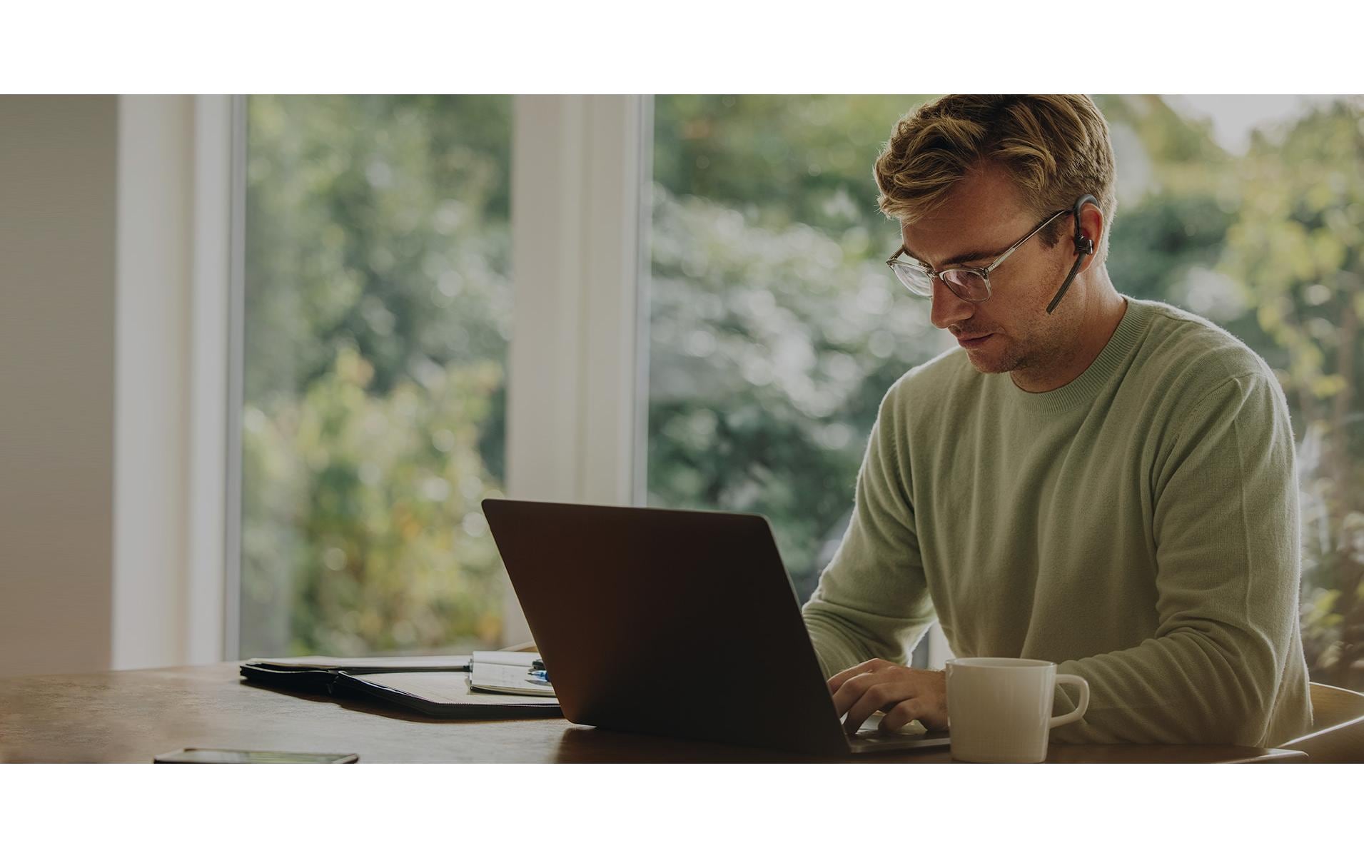 Headset BH71 Workstation<br>Yealink Mono Bluetooth Headset System für hybrides Arbeiten und Unterwegs
