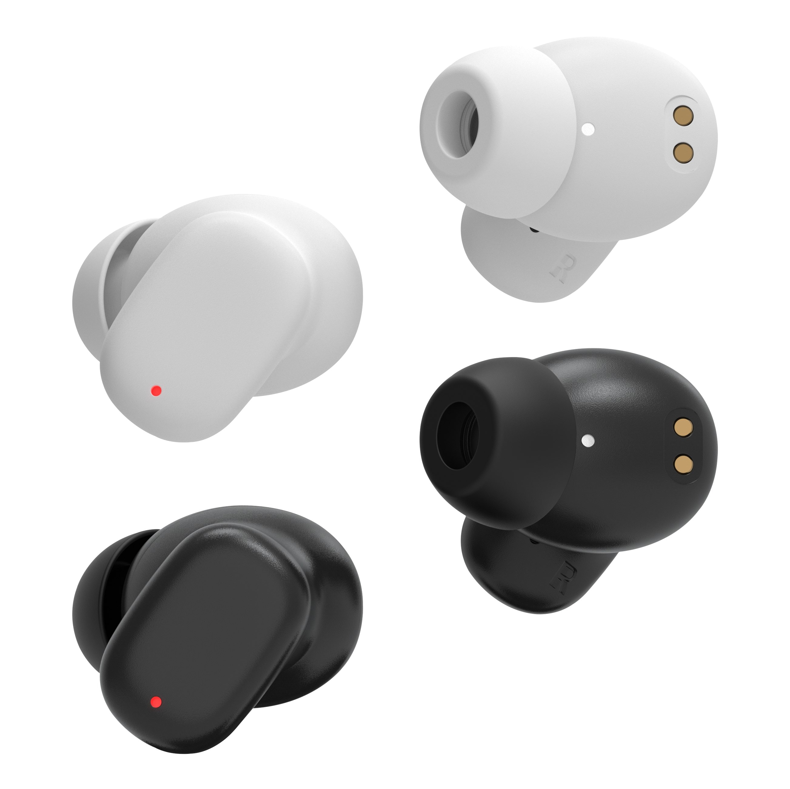 Linocell True Wireless-hodetelefoner Svart