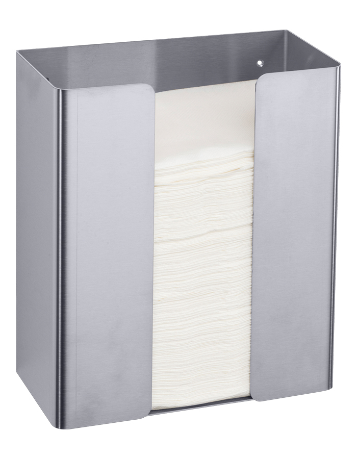 Proox One dispenser voor papieren handdoeken hoog RVS