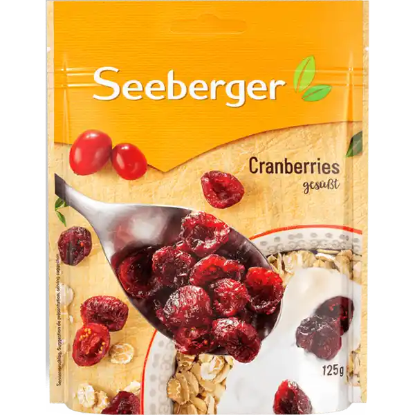 Cranberries gesüßt