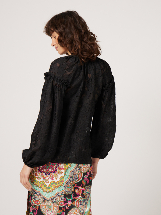 Chemise fantaisie col rond