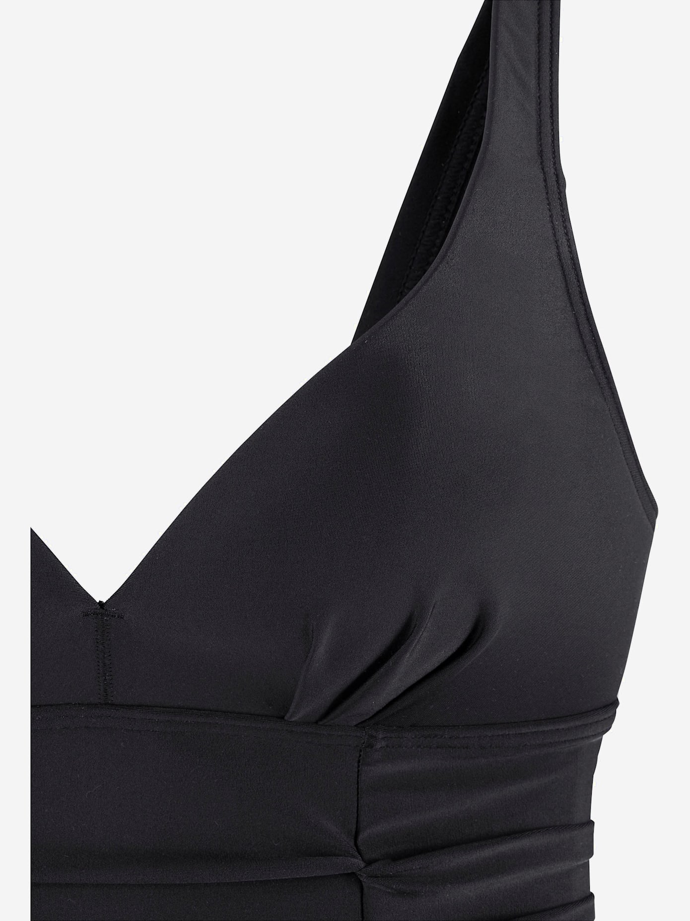 Maillot de bain style élégant avec fronces décoratives