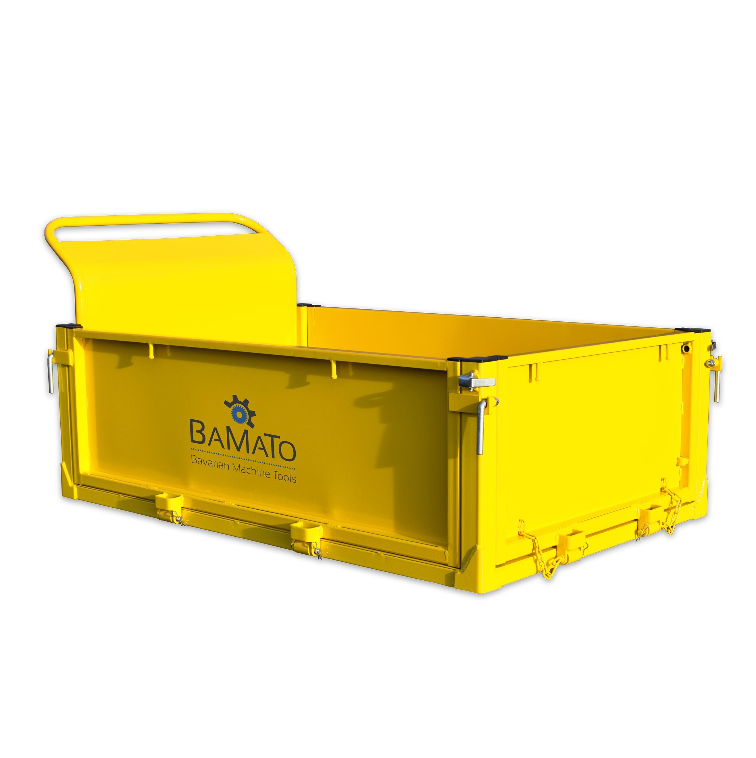 BAMATO Aufsatz mit klappbaren Bordwänden für Raupendumper MTR-500H und MTR-500PRO