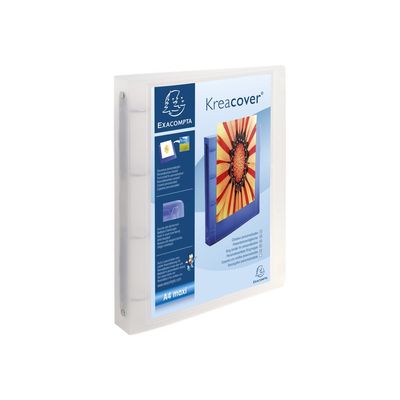 Exacompta Kreacover Chromaline - Classeur à anneaux personnalisable - Dos 40 mm - A4 Maxi - pour 225 feuilles - disponible dans différentes couleurs