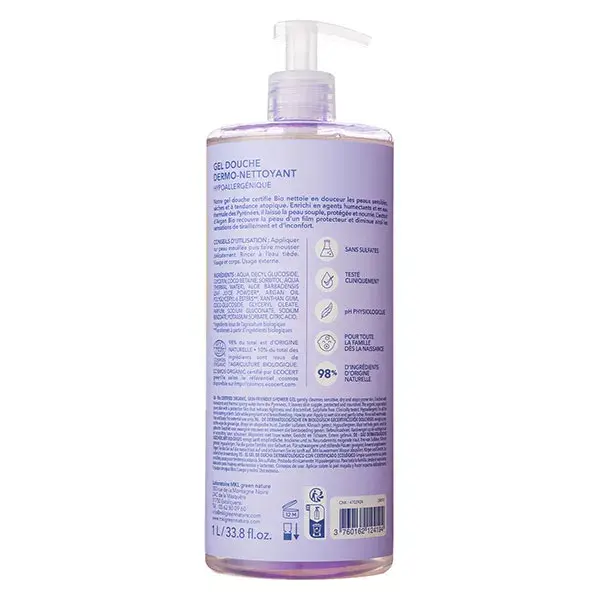MKL Green Nature - Aqua: Gel de Banho Orgânico Dermolimpante** 1L