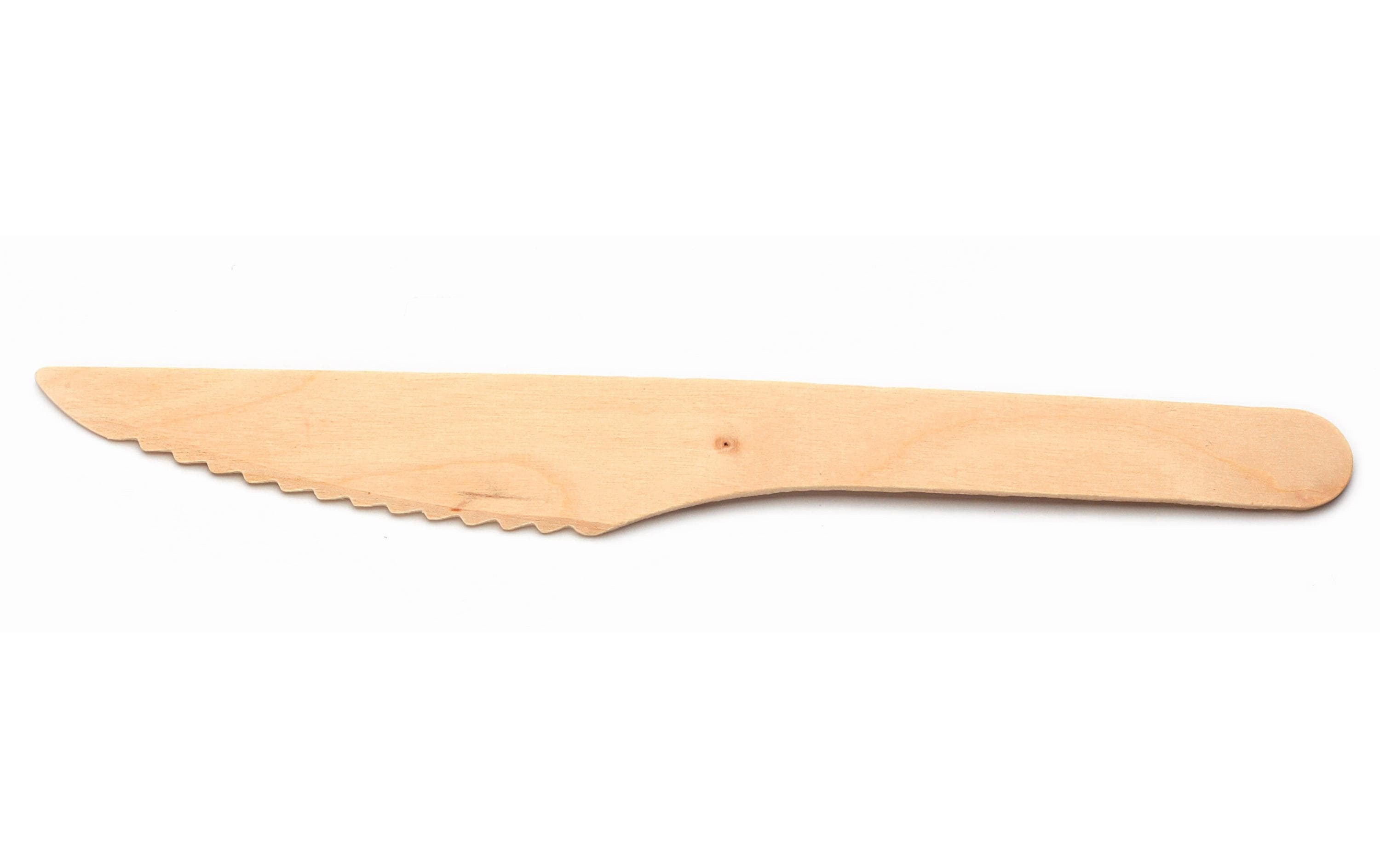 Einweg-Messer 100 Stück, BraunEinwegmesser