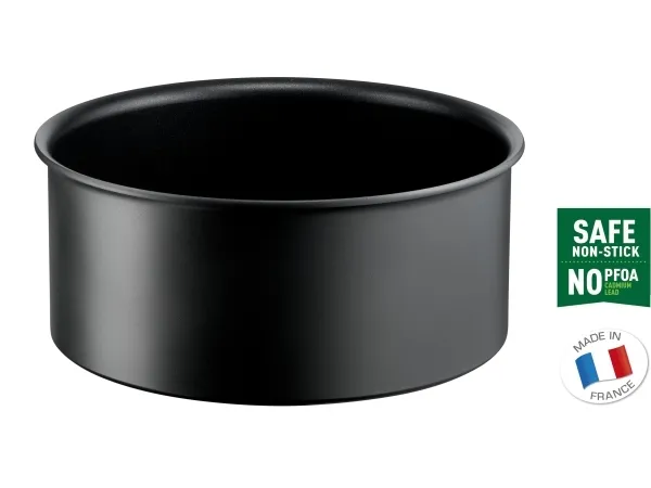 Tefal Ingenio Unlimited L76495, Blandet sæt, Sort, Aluminium, Titanium, Sort, Thermo-Spot