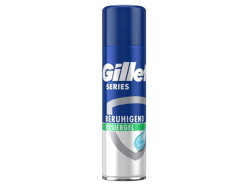 Gillette Rasiergel Series Sensitive 200 ml Beruhigendes Rasiergel mit Aloe vera für empfindliche Haut