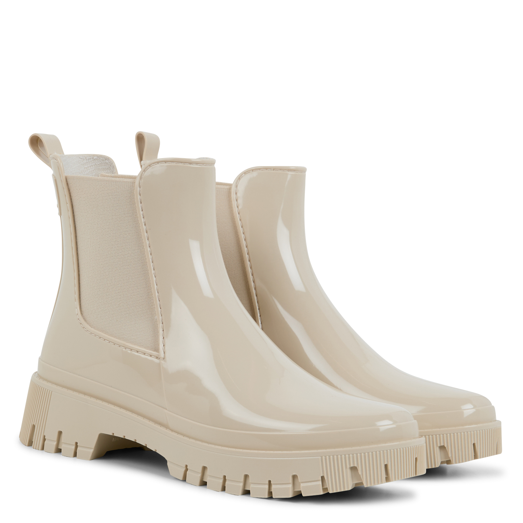 PEACHY - Bottines Chelsea crantées | Blanc