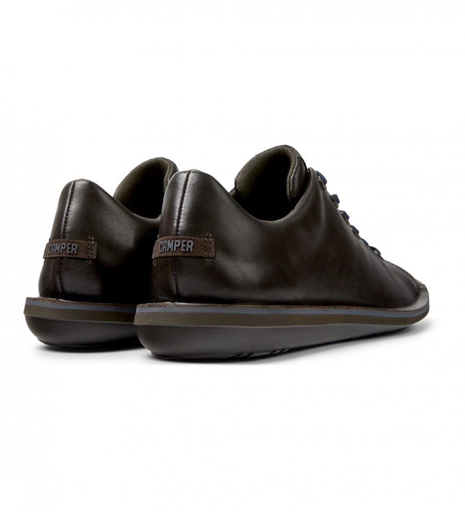 Sapatos de couro marrom Camper Beetle