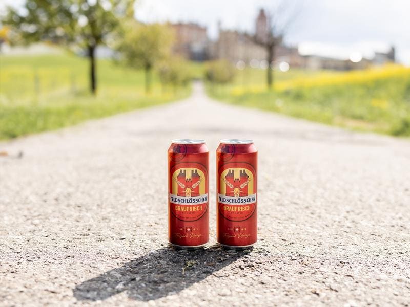Feldschlösschen Bier Braufrisch 6 x 0.5 l Naturtrübes Lagerbier