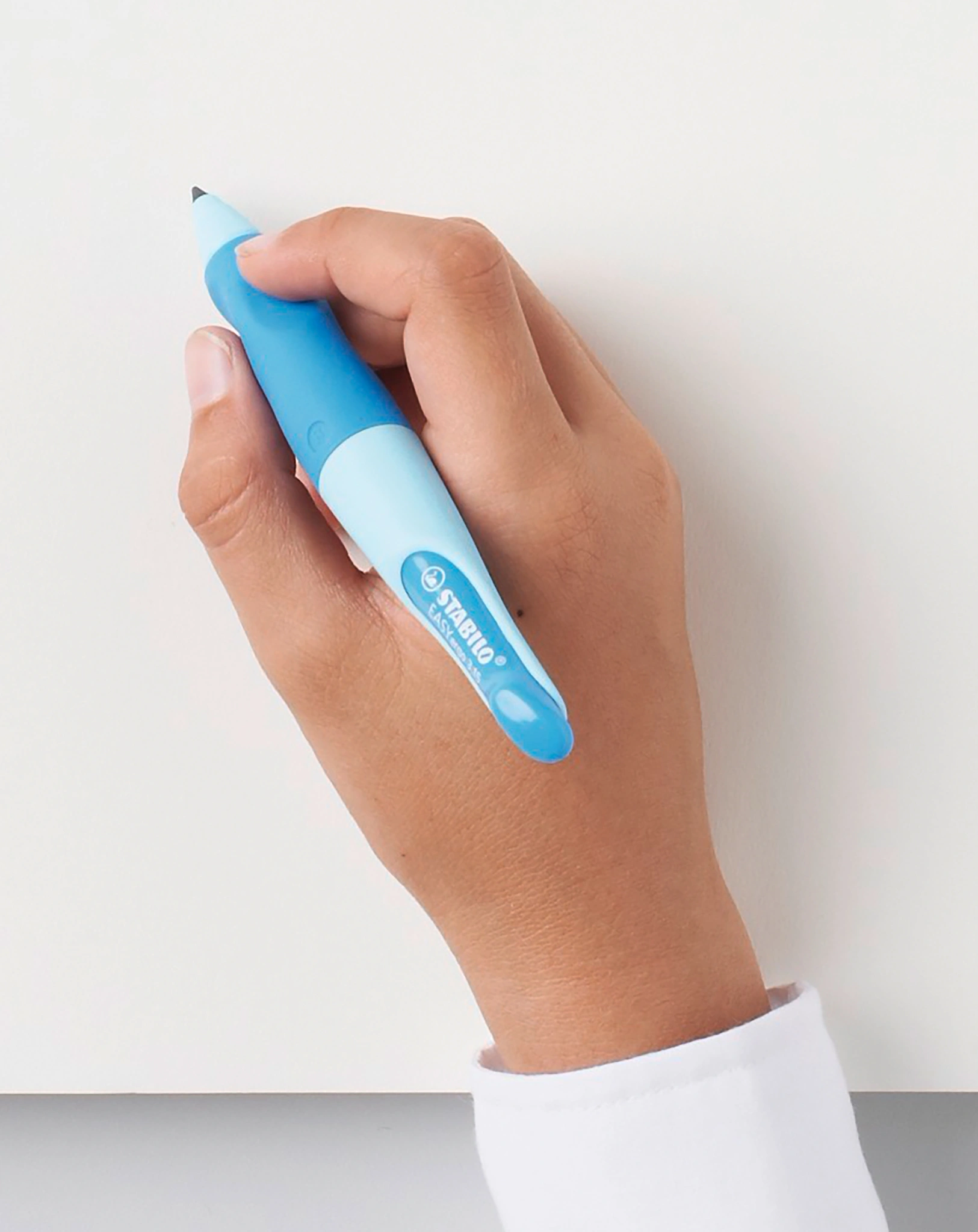 Druck-Bleistift STABILO® EASYergo 3.15 für Rechtshänder in hellblau/dunkelblau