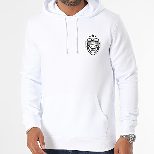Sweat Capuche All Star Blanc Noir