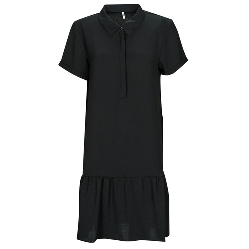 JDY - JDYLION S/S PLACKET DRESS - Noir