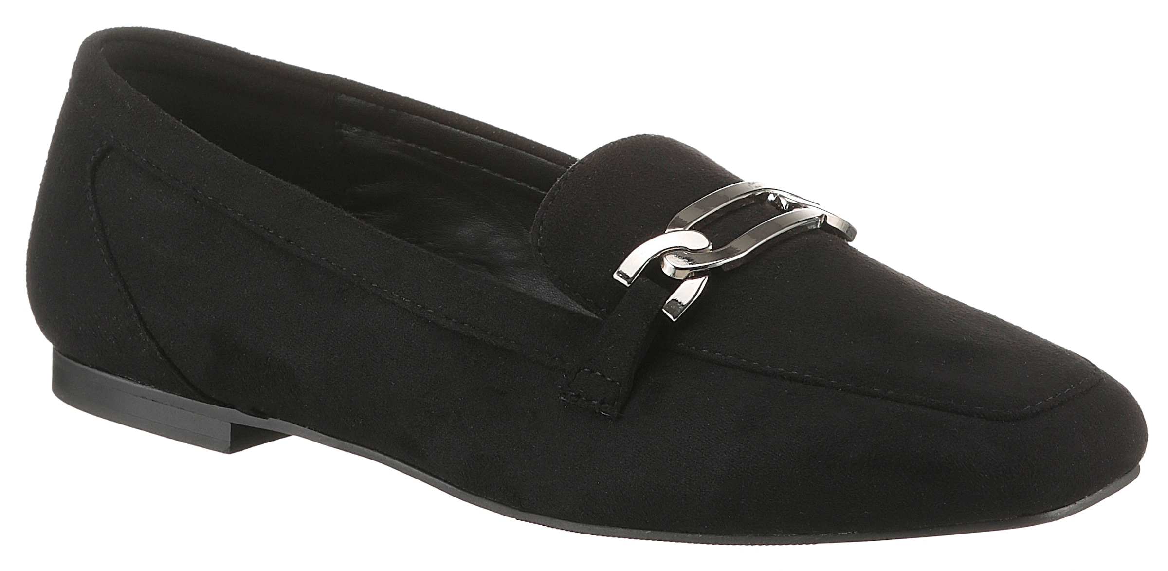 Aniston SHOES Loafer  , Slipper, Schlupfschuh, Flat, Schmuckspange - NEUE KOLLEKTION
