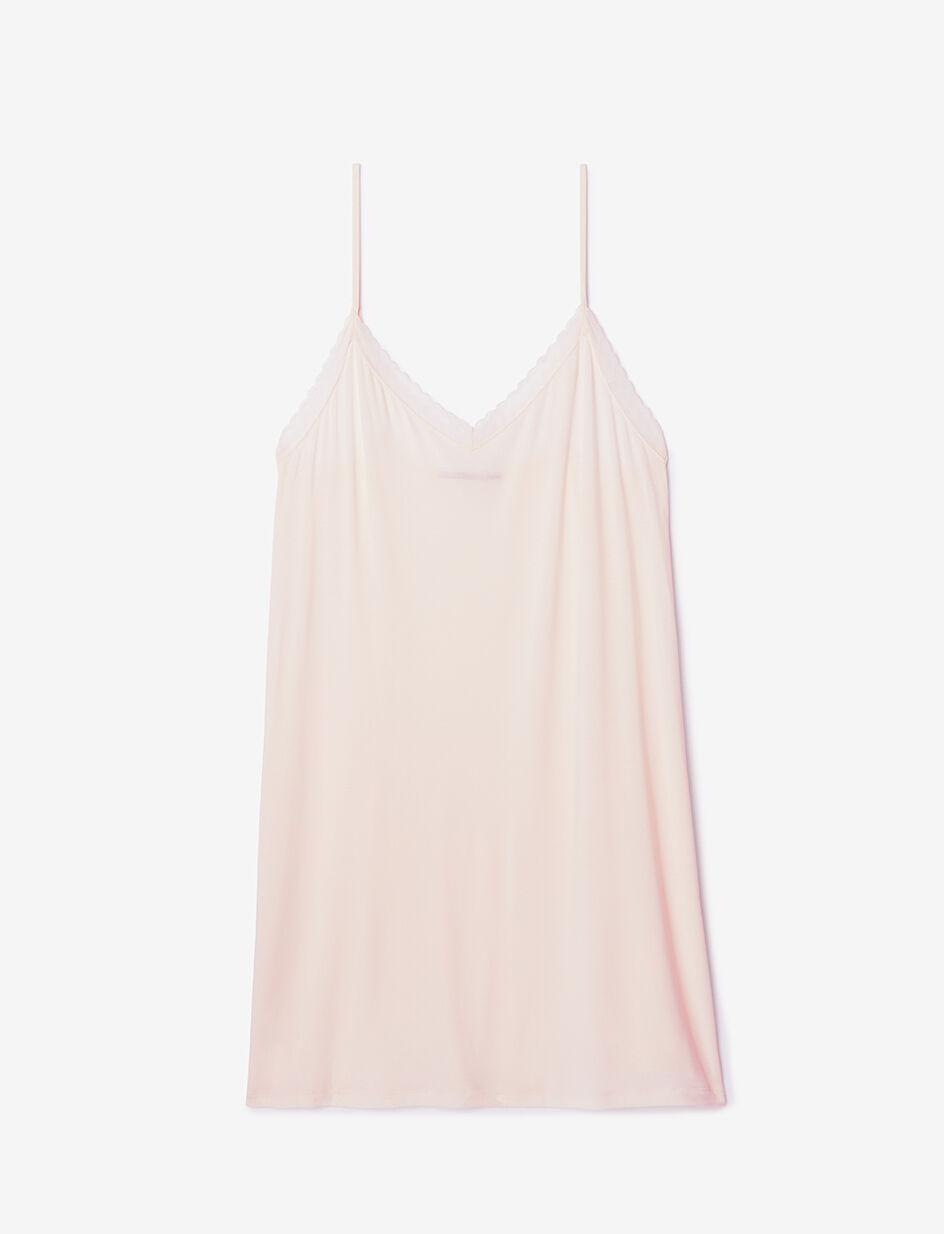 Nuisette courte - blanc rosé