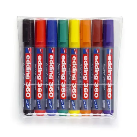 edding 360 Whiteboardmarker, 1.5-3mm, Rundspitze, 8 Stück