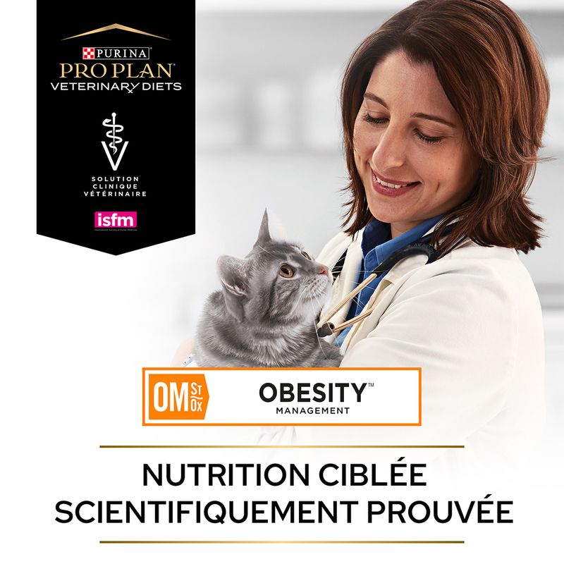 PURINA PRO PLAN Veterinary Diets Feline OM ST/OX Obesity Management, poulet
