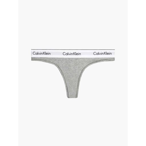 Calvin Klein Thong, Grey Heather, M