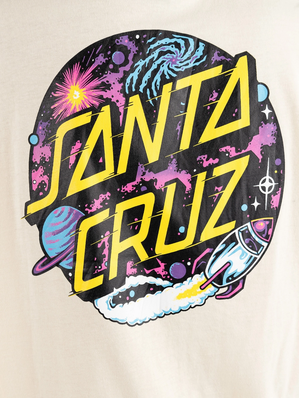 Santa Cruz Space Dot T-Shirt chalk
