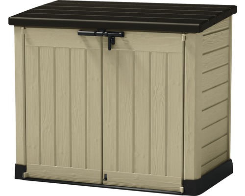 Keter Store-it-out tuinbox inclusief gasveren, 145,5 x 82 x 125 cm, bruin/beige